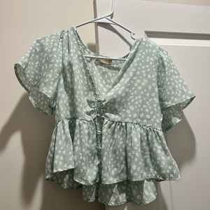 Altar’d State Crop-top Size Small Mint color